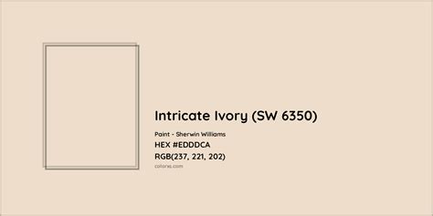 Sherwin Williams Intricate Ivory Sw 6350 Paint Color Codes Similar