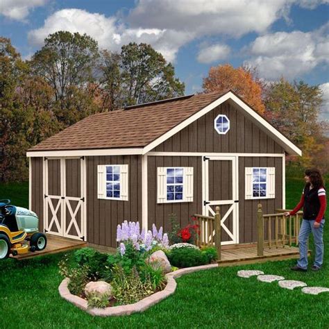 Best Barns Fairview 12 Ft X 16 Ft Wood Storage Shed Kit Fairview1216