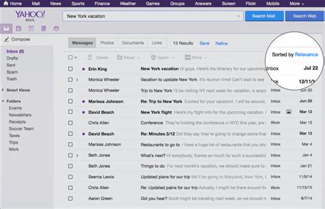 Yahoo Mail Gets Improved Search Features For Auto Complete