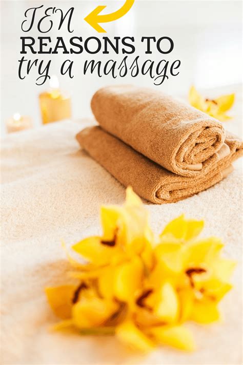 Ten Massage Benefits Try A Massage Today