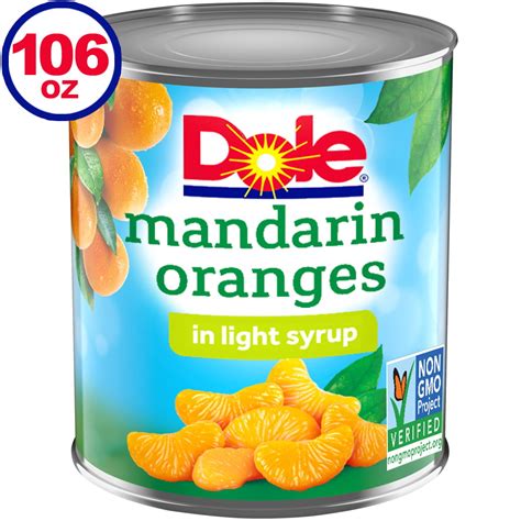 Buy Dole Mandarin Oranges In Light Syrup 106 Oz Institutional Can