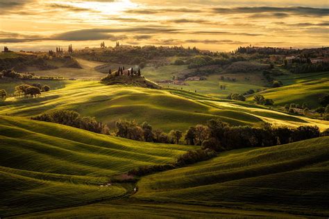 Nature Landscape Hill Tuscany Italy Wallpapers Hd Desktop And