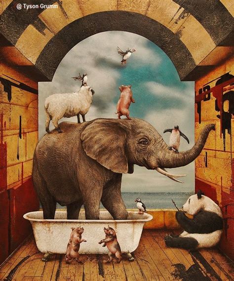 Surreal Animals Elephant Spirit Animal Elephant Art Surrealism Painting