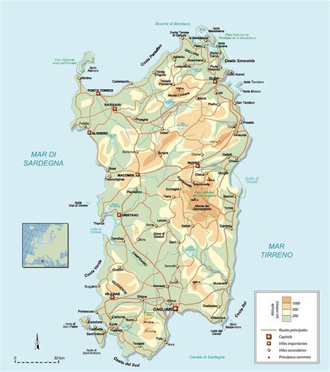 Haut 82 Imagen Carte De Sardaigne Fr Thptnganamst Edu Vn