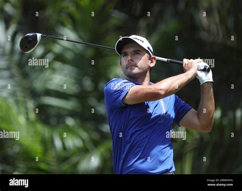 Fabrizio Zanotti Of Paraguay Watches His Shot On The 12th Hole During