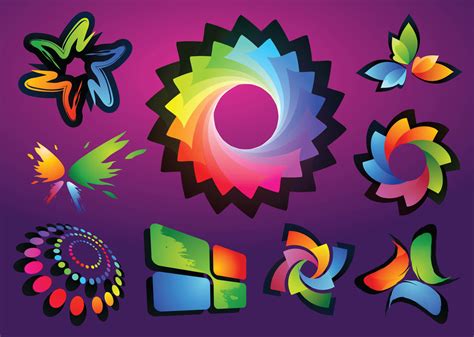 Colorful Logo Vectors Vector Art And Graphics