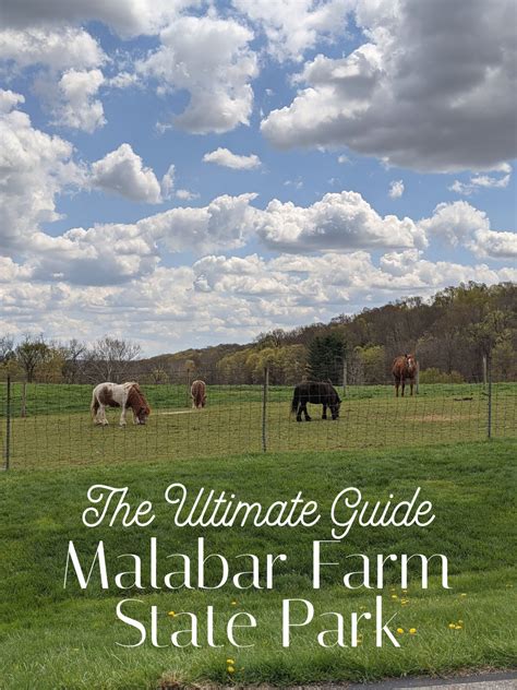 Malabar Farm State Park In Ohio Great For All Ages Yodertoterblog
