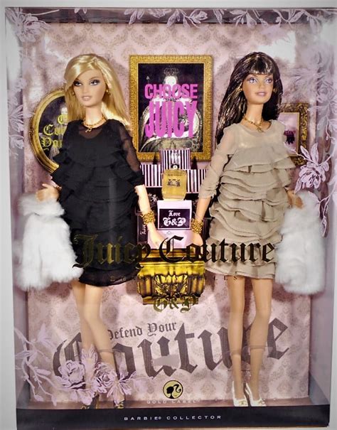 お洒落 ワールドフィギュアショップbarbie バービー juicy couture collectible gold label doll tset 1 ドール 人形 フィギュア