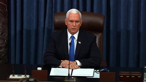 Pence Those Who Wreaked Havoc In Our Capitol Today You Did Not Win