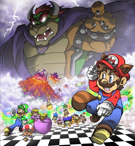 Princess Peach Mario Luigi Bowser Toad And 7 More Mario And 1