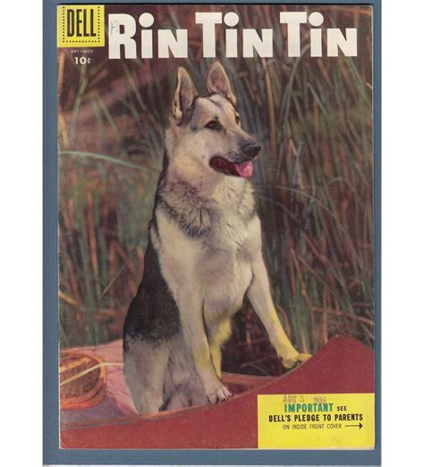 Rin Tin Tin 101955 Photo Cover Ga Comic