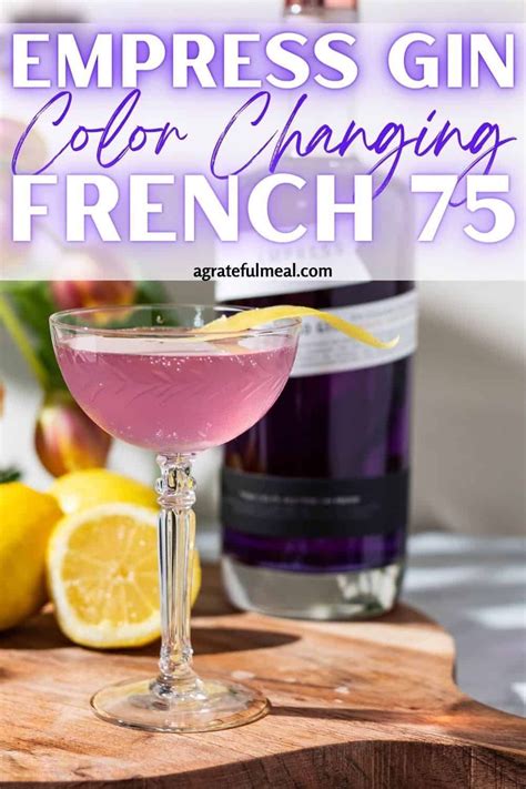 Empress Gin French 75 Recipe Gin Drink Recipes Gin Lemon Cocktail