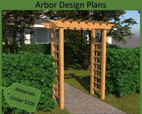 Arbor Trellis Design Plans Etsy Australia