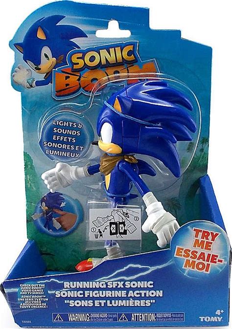 Sonic The Hedgehog Sonic Boom Running Sfx Sonic 7 Action Figure Tomy