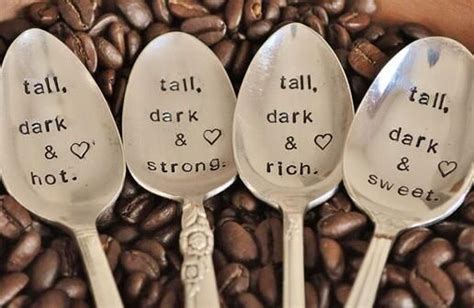 coffee cup spoons with sayings hot chocolate spoons coffee lover vintage coffee