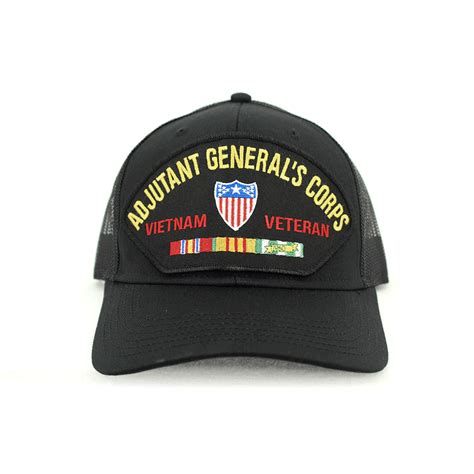 Us Army Adjutant Generals Corps Vietnam Veteran Mesh Cap Us Army