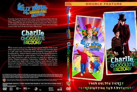 The Chocolate Factory Collection Movie Dvd Custom Covers Willy
