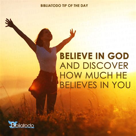Believe In God And Discover How Much He Believes In You En Con 1931