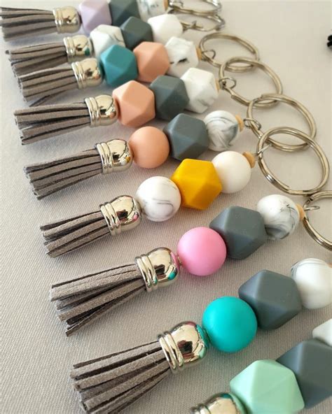 Colorful Diy Earrings And Keychains