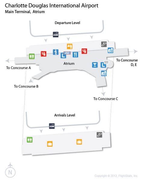Terminal Charlotte Nc Airport Map Amazing Design Ideas