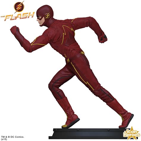 The Flash Tv Series Statue Paperweight By Icon Heroes The Toyark News