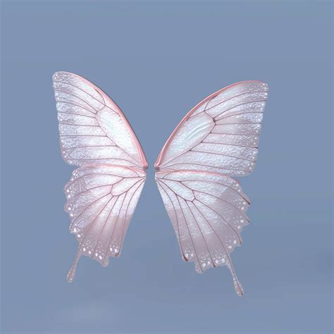 3d Set Fairy Butterfly Wings Turbosquid 1297794