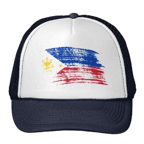 cool filipino flag design trucker hat zazzle