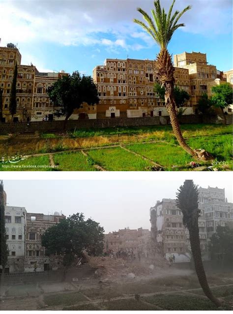 Before And After Historical Sites Affected By War In The