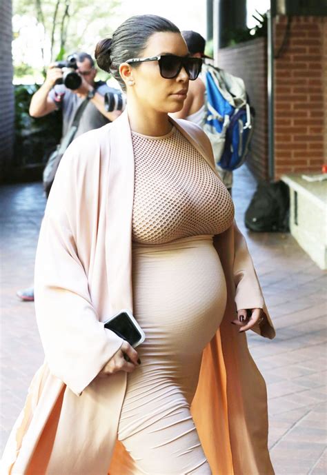 Pregnant Kim Kardashian Out In Beverly Hills Hawtcelebs