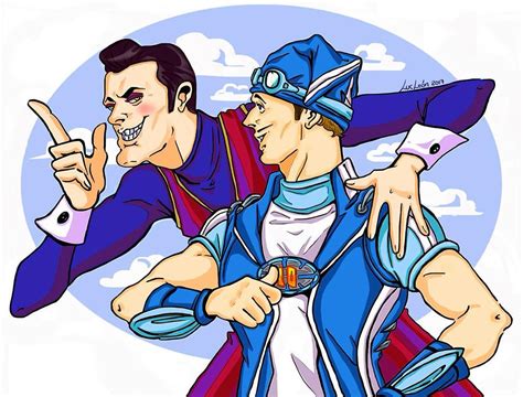 Lazytown Robbie Rotten And Sportacus By Lucleon On Deviantart