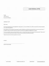 Lease Renewal Letter To Tenant Template
