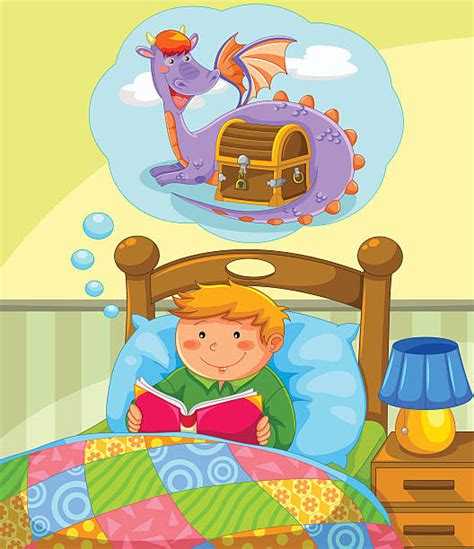 Royalty Free Reading In Bed Clip Art Vector Images And Illustrations