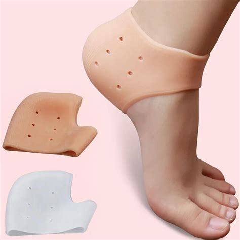 Silicone Heelpiece Foot Pad Therapy Injury Wrap Heel Pads Foot Pain