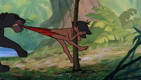 Image Mowgli Has His Loincloth Pulled By Bagheera The Black Panther  Jungle Book Wiki