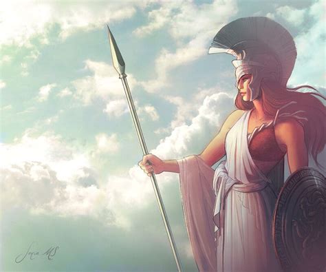 artstation athena sonia matas in 2022 digital art fantasy greek myths fantasy characters