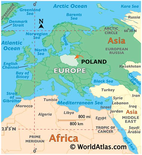 Poland On A Map Of The World Ricky Christal