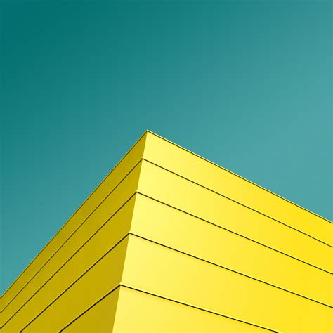 Geometric Architecture Minimal Yellow Htc Visual