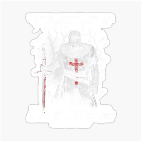 A Warrior Of Christ Sticker By Wriunimso Redbubble