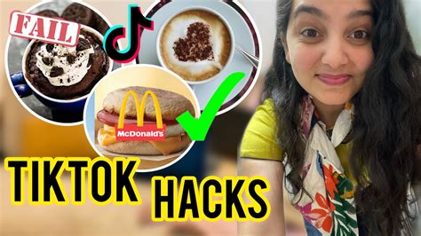 Trying Viral Tiktok Hacks Youtube