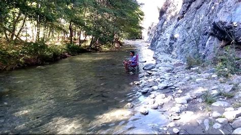 Cooling Off Fishing At Our Secret Spot In The San Gabriel River East Fork Angeles National