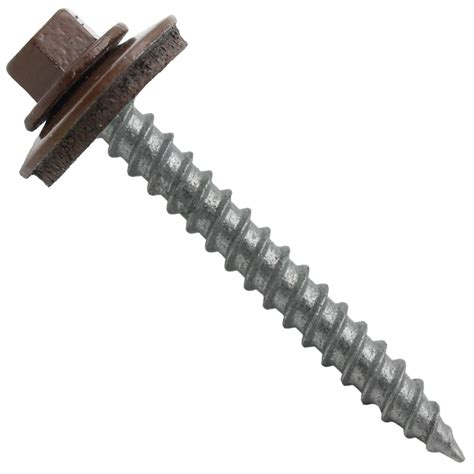 Wood roofing over spaced sheathing boards has lots of air movement on the back of the shingles or shakes, promoting uniform drying. Metal ROOFING SCREWS: (250)12 x 2\" BROWN Hex ReGrip Sheet ...