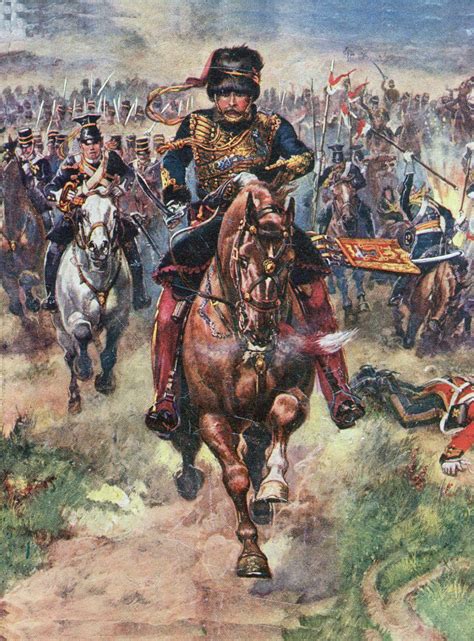 Lord Cardigan Leading The Light Brigade At The Battle Of Balaclava On