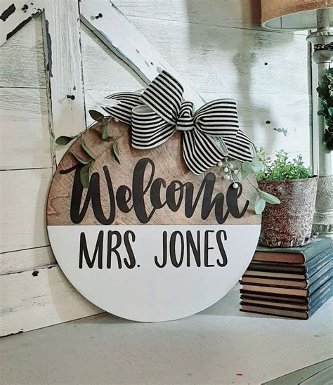 Teacher Welcome Signs Teacher Door Signs Classroom Door Signs