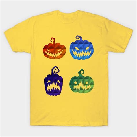 Different Scary Pumpkin Faces Scary Pumpkin Faces T Shirt Teepublic