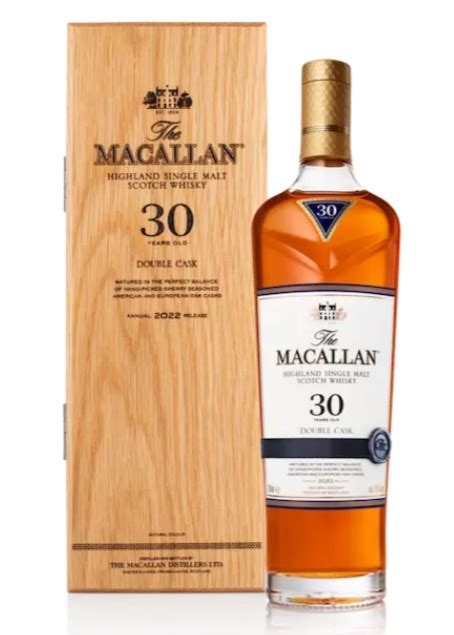 the macallan 30 year old double cask single malt scotch whisky 2022 release morrell and company