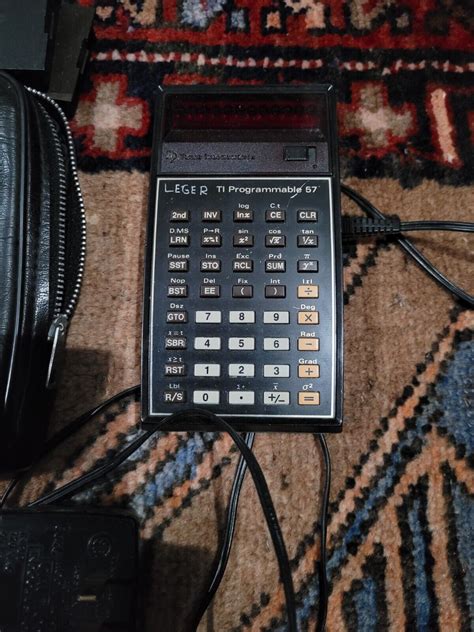 Купить Texas Instruments Ti 57 Vintage Rare Calculatrice Programmable Б