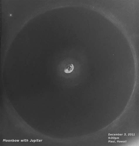 Moon Halo And Jupiter Astronomy Sketch Of The Day