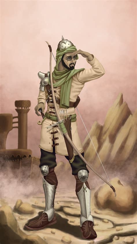 Dnd Desert Ranger By Zecerman On Deviantart