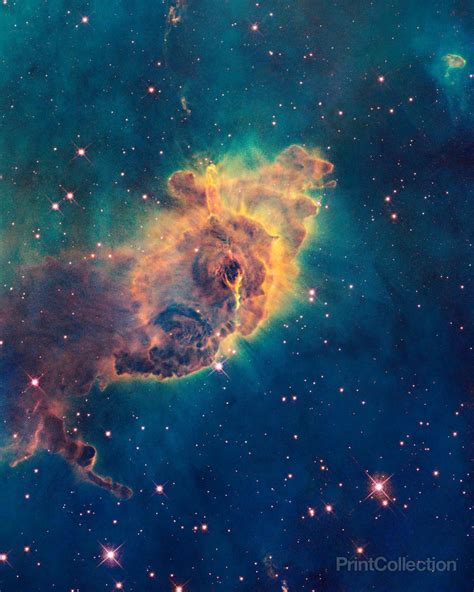 We Are Not Alone Carina Nebula Blue Green Color Inspiration Hubble
