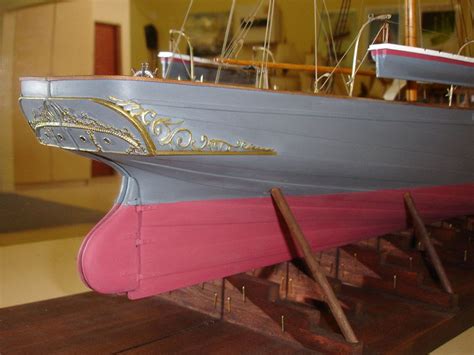 Details Of The Stern Completed Rudder Pintles In Place As Is The Hull